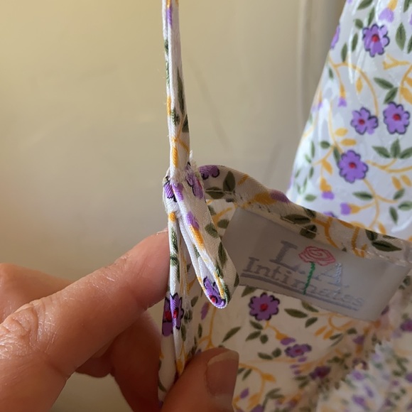 Vintage Silk slip floral dress - Picture 8 of 8